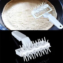 Cortadores de Pizza de plástico herramientas para repostería rodillo para hornear tartas accesorios de cocina para fiesta de cumpleaños de Navidad(China)