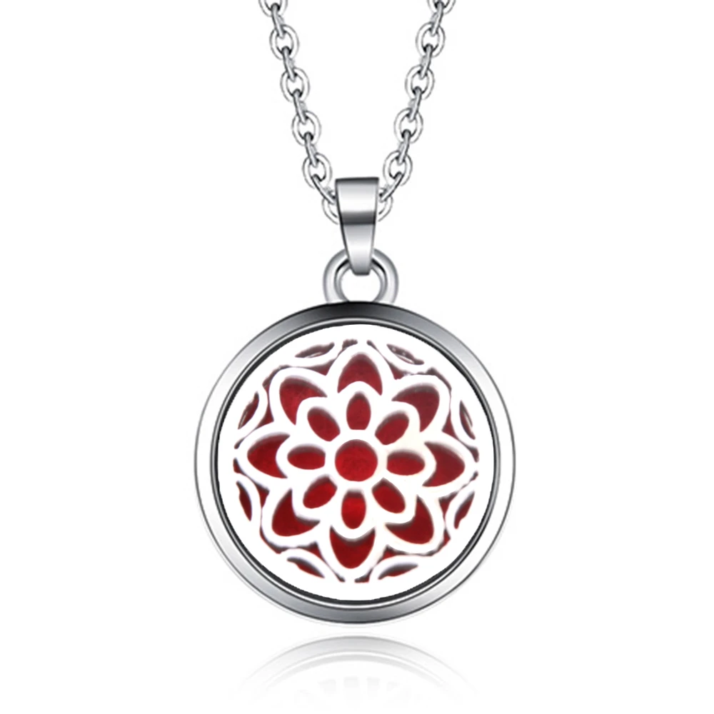 Openwork pattern Aroma Pendant Necklace Stainless Steel Aromatherapy Essential Oil Diffuser Perfume Box Locket Pendant Jewelry
Openwork pattern Aroma Pendant Necklace Stainless Steel Aromatherapy Essential Oil Diffuser Perfume Box Locket Pendant Jewelry