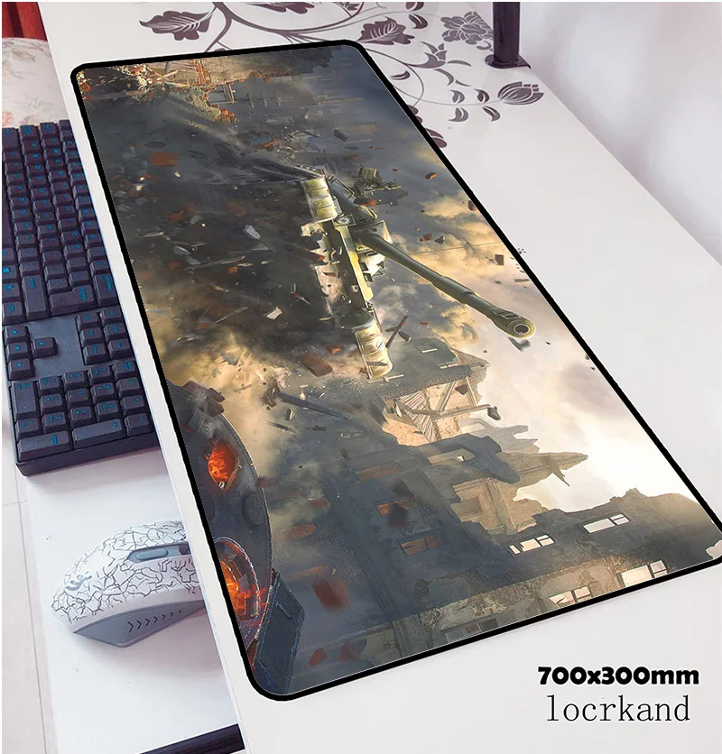 Коврик для мыши World of танки 700x300x3 мм коврик ноутбука компьютера padmouse самый дешевый