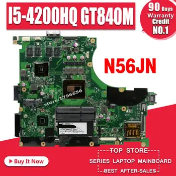 N56JN Laptop motherboard For Asus N56JN N56J N56 Test original mainboard I5-4200HQ GT840M-4GB
N56JN Laptop motherboard For Asus N56JN N56J N56 Test original mainboard I5-4200HQ GT840M-4GB