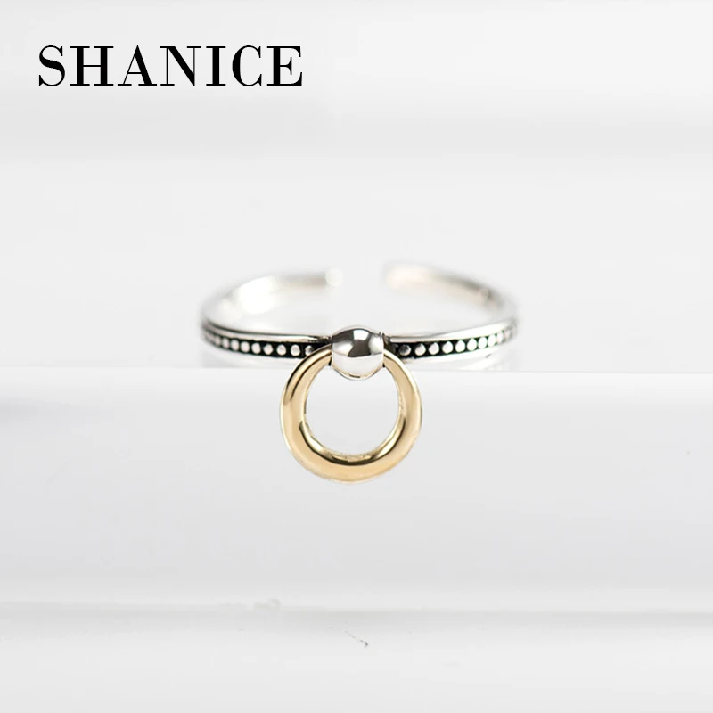 SHANICE Designer 100% 925 Sterling Silver Ring Gold & Silver Color Open Finger Rings for Women Authentic Silver Jewelry Gift
SHANICE Designer 100% 925 Sterling Silver Ring Gold & Silver Color Open Finger Rings for Women Authentic Silver Jewelry Gift
