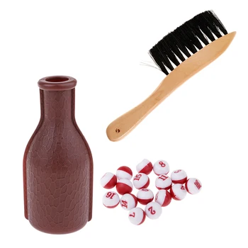 Billiard Pool Table Brush Rail Felt Cleaner Cleaning Tool with Free Snooker Shaker Bottle Tally Ball Kelly Pill Pool Accessories
Billiard Pool Table Brush Rail Felt Cleaner Cleaning Tool with Free Snooker Shaker Bottle Tally Ball Kelly Pill Pool Accessories