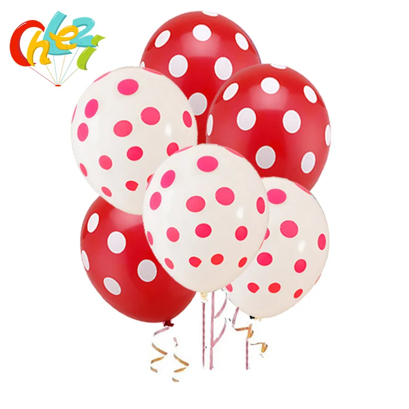30pcs Printing Polka dot latex helium balloons Birthday presents wedding Festival party Decorations Black Red globos Baby shower
30pcs Printing Polka dot latex helium balloons Birthday presents wedding Festival party Decorations Black Red globos Baby shower