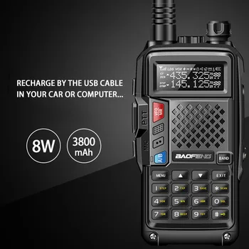 BAOFENG BF-UVB3 Plus 8W CB Radio 10KM Long Range Powerful Walkie Talkie Transmitter Transceiver optional Charger For UV-B3 Plus
BAOFENG BF-UVB3 Plus 8W CB Radio 10KM Long Range Powerful Walkie Talkie Transmitter Transceiver optional Charger For UV-B3 Plus