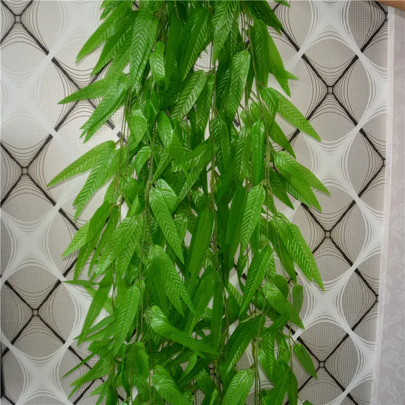 50pcs/Pack 180cm Artificial Ivy Leaves Flower Vine Home Decor Party Wedding Decoration Artificial Plants Plastic Willow Leaves
50pcs/Pack 180cm Artificial Ivy Leaves Flower Vine Home Decor Party Wedding Decoration Artificial Plants Plastic Willow Leaves