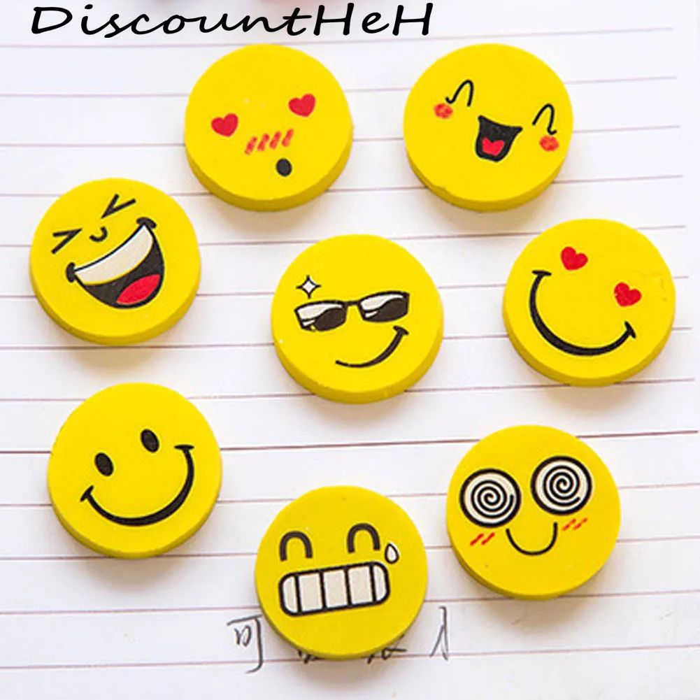 4PCS New Lovely Funny Smile Face Eraser Novelty Erasers for Kids Kawaii Rubber Eraser Small Size Kids Gifts
4PCS New Lovely Funny Smile Face Eraser Novelty Erasers for Kids Kawaii Rubber Eraser Small Size Kids Gifts