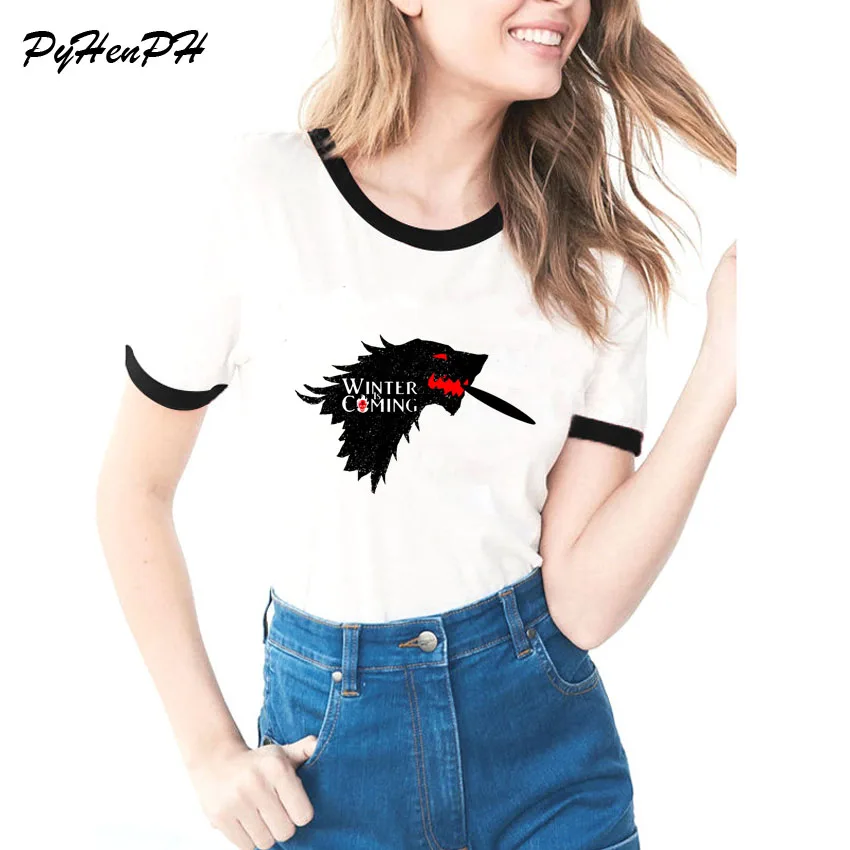 Game Of Thrones T shirt Women Short Sleeve Winter Is Coming Funny T Shirt novelty casual Tops hipster T Shirt Femme Tumblr
Game Of Thrones T shirt Women Short Sleeve Winter Is Coming Funny T Shirt novelty casual Tops hipster T Shirt Femme Tumblr