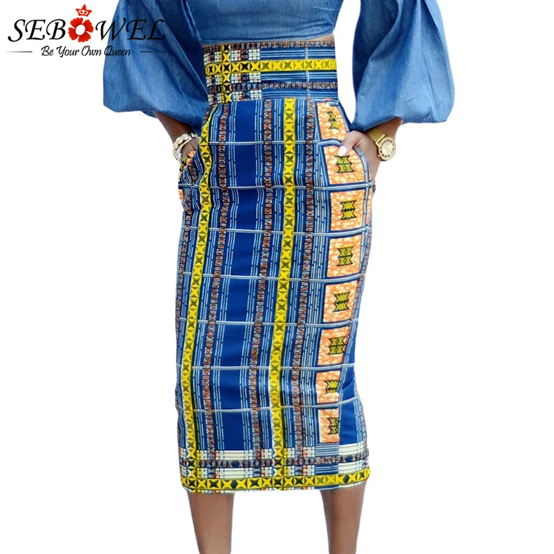 SEBOWEL African Print High Waist Bodycon Pencil Skirt Women Floral Long Skirt Sexy Split Office Lady Midi Skirts 2019 Summer
SEBOWEL African Print High Waist Bodycon Pencil Skirt Women Floral Long Skirt Sexy Split Office Lady Midi Skirts 2019 Summer