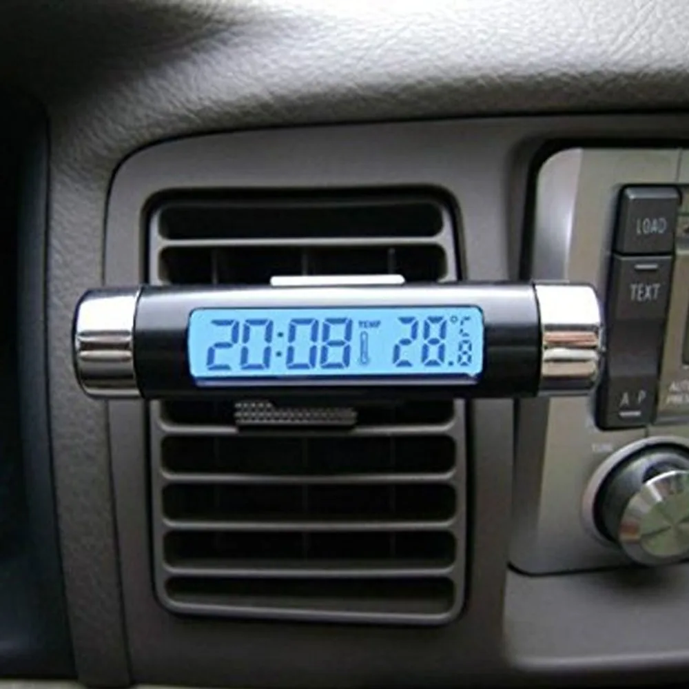 Free Shipping 2in1 Car Auto LCD Clip-on Digital Temperature Thermometer Clock Calendar Automotive Blue Backlight Clock
Free Shipping 2in1 Car Auto LCD Clip-on Digital Temperature Thermometer Clock Calendar Automotive Blue Backlight Clock