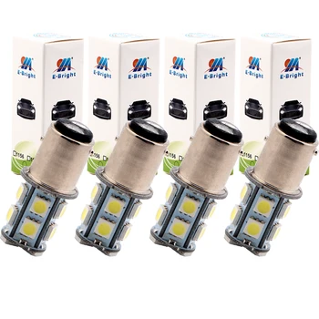 YM E-Bright 4 PCS S25 1157 BAY15D 1156 BA15S 5050 13 SMD Auto Car Turn Lamp White Amber Blue Red Green 12V 156 Lumens
YM E-Bright 4 PCS S25 1157 BAY15D 1156 BA15S 5050 13 SMD Auto Car Turn Lamp White Amber Blue Red Green 12V 156 Lumens