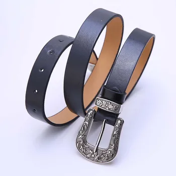 Hot Fashion Women Belts Leather Carving Flower Jeans Belt Decoration Single Head Buckle Ladies Retro Waistband Wide Sash MSK66
Hot Fashion Women Belts Leather Carving Flower Jeans Belt Decoration Single Head Buckle Ladies Retro Waistband Wide Sash MSK66