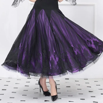 Ballroom Dance Skirt Women Stage Performance Clothe Fashion Lace Big Swing Skirt Lady Ballroom Waltz Dancing Competition Costume
Ballroom Dance Skirt Women Stage Performance Clothe Fashion Lace Big Swing Skirt Lady Ballroom Waltz Dancing Competition Costume