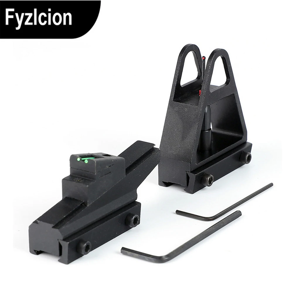 Adjustable Quick detachable Fiber Optic Open Front Rear Sights for Dovetail 3/8 Inch 11mm Rail dovetail Mount Airgun Sight set
Adjustable Quick detachable Fiber Optic Open Front Rear Sights for Dovetail 3/8 Inch 11mm Rail dovetail Mount Airgun Sight set