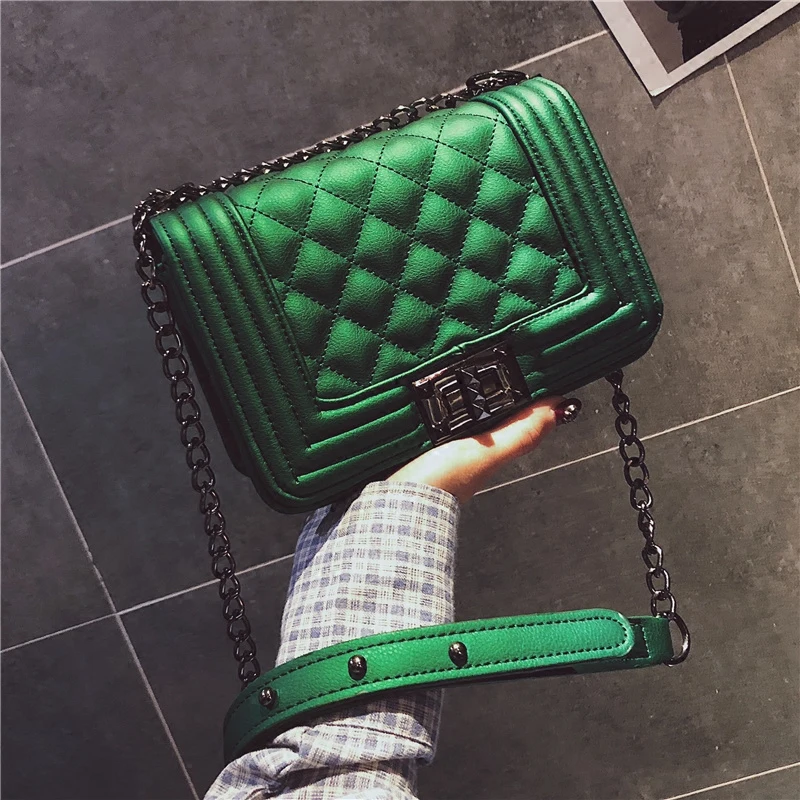 High quality brand chain small bag female Korean version style simple rhombus small square Bag Fashion Single Shoulder Satchel
High quality brand chain small bag female Korean version style simple rhombus small square Bag Fashion Single Shoulder Satchel