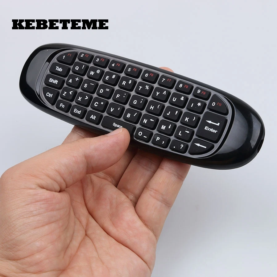 KEBETEME C120 Gyroscope Fly Air Mouse Wireless Game Keyboard Android Remote Controller Rechargeable 2.4Ghz Keyboard for TV PC
KEBETEME C120 Gyroscope Fly Air Mouse Wireless Game Keyboard Android Remote Controller Rechargeable 2.4Ghz Keyboard for TV PC