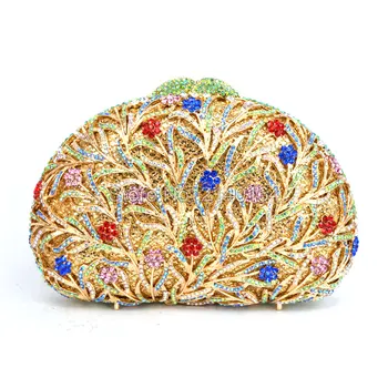 gold Blue and red Crystal Wedding Bridal hollow Metal Evening purse clutch bag handbag box case Arc shape evening bag 88620-E
gold Blue and red Crystal Wedding Bridal hollow Metal Evening purse clutch bag handbag box case Arc shape evening bag 88620-E