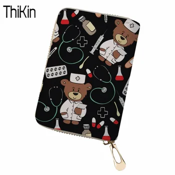 THIKIN Women Card Holder Business card holder for Girls Cartton Bear Pattern PU Leather Card Wallet Lady ID Card Holder Pochette
THIKIN Women Card Holder Business card holder for Girls Cartton Bear Pattern PU Leather Card Wallet Lady ID Card Holder Pochette