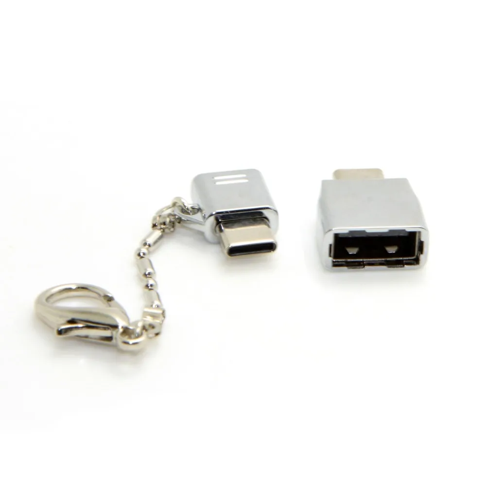 Metal Key chain Type-C Adapter Kits Micro USB To Type C & USB To Type-C OTG Converter Data Sync Charging Adapter For Samsung
Metal Key chain Type-C Adapter Kits Micro USB To Type C & USB To Type-C OTG Converter Data Sync Charging Adapter For Samsung