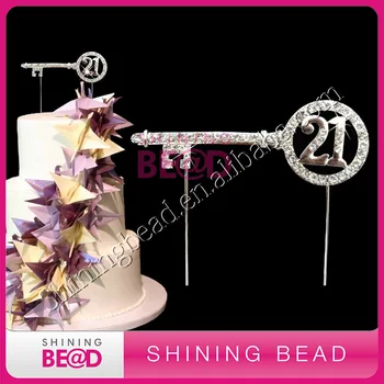 21key clear rhinestone wedding cake topper,wedding decoration,free shipping
21key clear rhinestone wedding cake topper,wedding decoration,free shipping