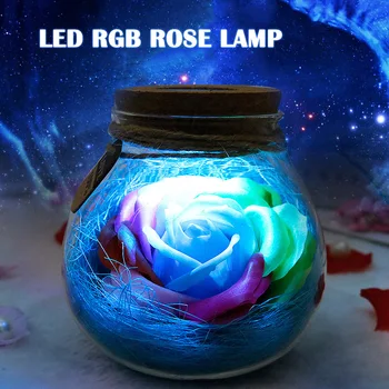 LED RGB Rose Lamp Flower Bottle Night Light Remote Control Rose Bulb Lights GHS99
LED RGB Rose Lamp Flower Bottle Night Light Remote Control Rose Bulb Lights GHS99