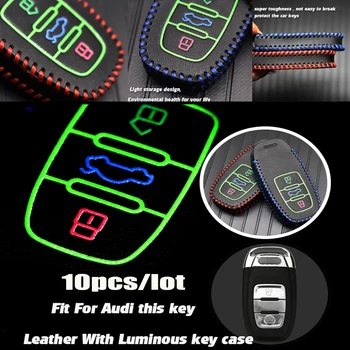 10pcs Car Key Fob Cover case Luminous Leather for Audi Q3 Q5 Q6 RS A3 A5 A6 C5 A4 B6 B7 B8 TT S C6 Auto Key Shell Bag 3buttons
10pcs Car Key Fob Cover case Luminous Leather for Audi Q3 Q5 Q6 RS A3 A5 A6 C5 A4 B6 B7 B8 TT S C6 Auto Key Shell Bag 3buttons