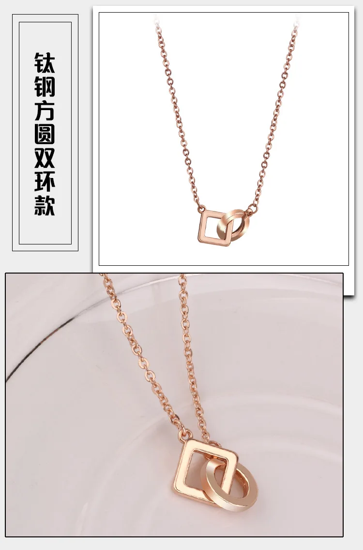 YANHONG Rose Gold Round Double Girl Necklace Popular Jewelry Family and Friends Delicate Pendant
YANHONG Rose Gold Round Double Girl Necklace Popular Jewelry Family and Friends Delicate Pendant