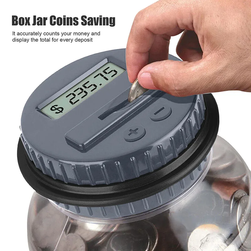 Preserves Safe Digital Counting Coin Bank Money Saving Box Jar Bank Electronic Liquid Crystal Computer LCD Display 2018 New
Preserves Safe Digital Counting Coin Bank Money Saving Box Jar Bank Electronic Liquid Crystal Computer LCD Display 2018 New