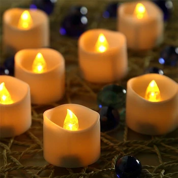 12x Flameless Candles Flickering Romantic LED Battery Powered Tealight Candle
12x Flameless Candles Flickering Romantic LED Battery Powered Tealight Candle