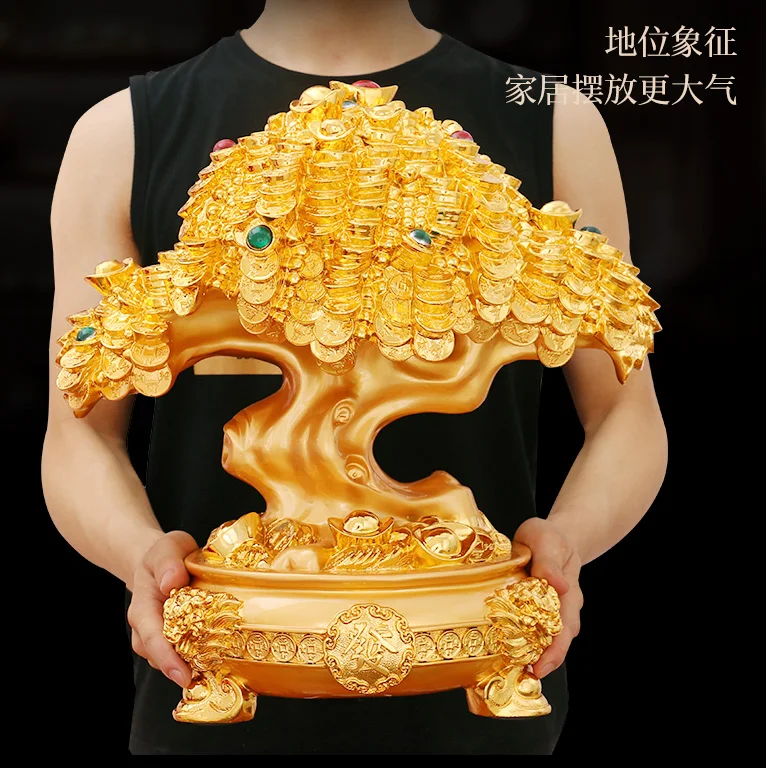 HOT SALE # Bring in wealth office home shop company Money Drawing efficacious Mascot Gold Pachira money Tree FENG SHUI statue
HOT SALE # Bring in wealth office home shop company Money Drawing efficacious Mascot Gold Pachira money Tree FENG SHUI statue