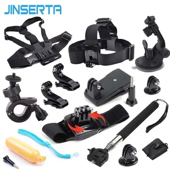 JINSERTA Gopro Accessories Set for Gopro hero 7 6 5 Kit Mount for SJCAM SJ4000 / Xiaomi yi Sports Camera Accessories
JINSERTA Gopro Accessories Set for Gopro hero 7 6 5 Kit Mount for SJCAM SJ4000 / Xiaomi yi Sports Camera Accessories