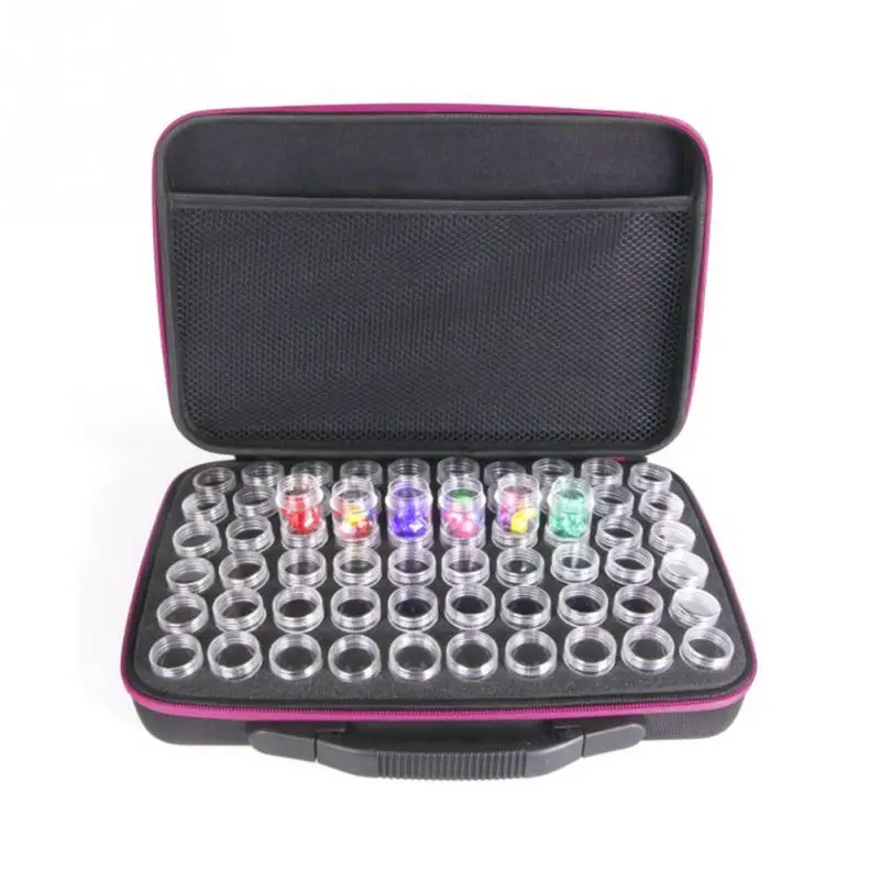 60 Bottles Diamond Painting Protective Cover Storage Box Beads Cross Stitch Hand Bag Zipper Design Embroidery Travel Shockproof
60 Bottles Diamond Painting Protective Cover Storage Box Beads Cross Stitch Hand Bag Zipper Design Embroidery Travel Shockproof