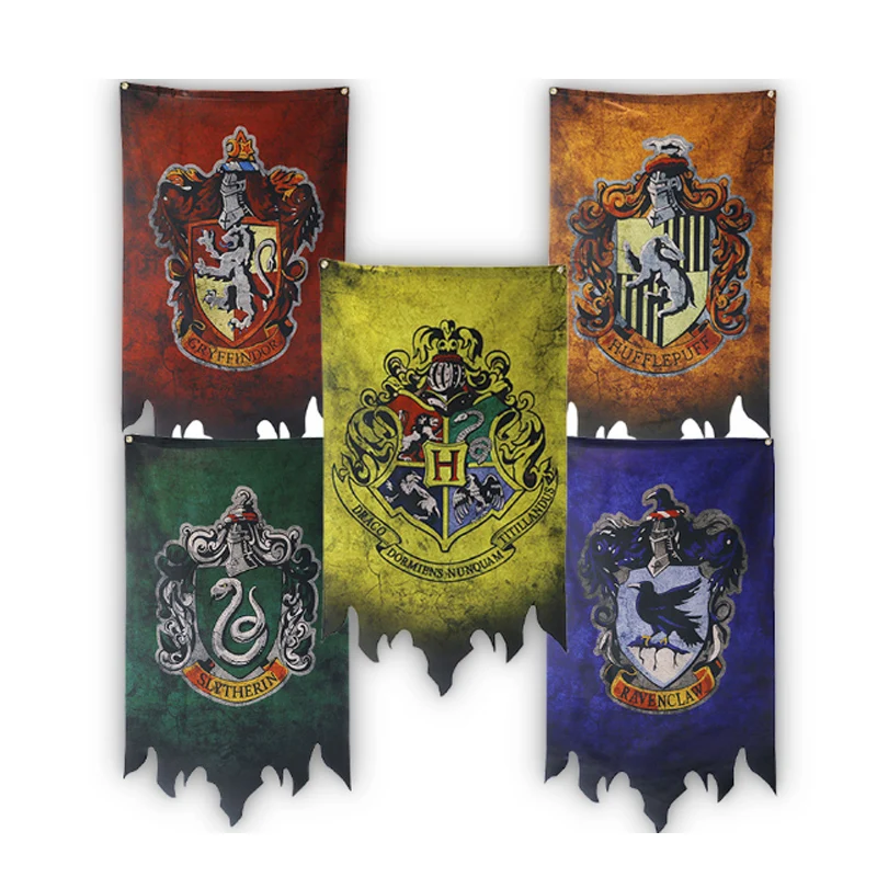 The New Harry Potter Home Decoration Banners Gryffindor Slytherin Hufflerpuff Ravenclaw College Flag Party Supplies Kids Gift
The New Harry Potter Home Decoration Banners Gryffindor Slytherin Hufflerpuff Ravenclaw College Flag Party Supplies Kids Gift