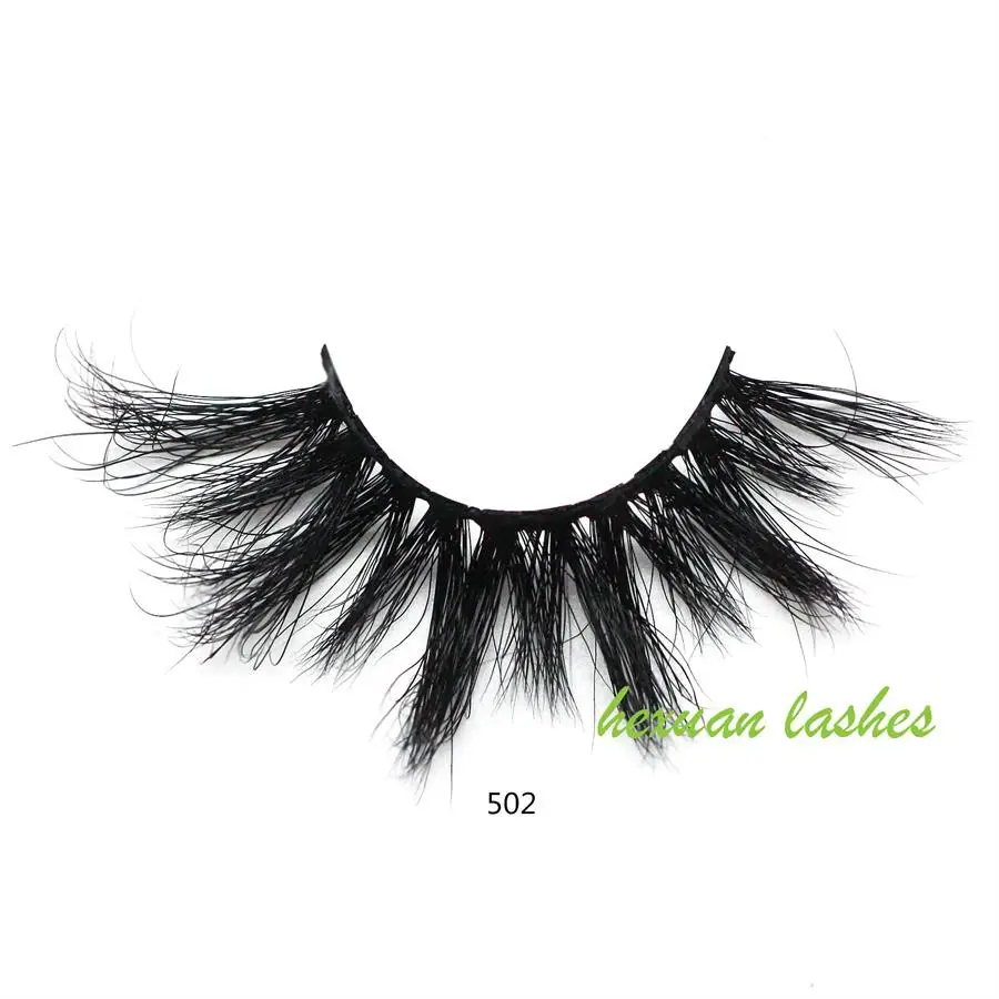 

HEXUAN 1 Pairs 25mm 5D False Eyelashes Criss-cross Wispy Cross Fluffy Mink Lashes Extension Handmade Eye Makeup