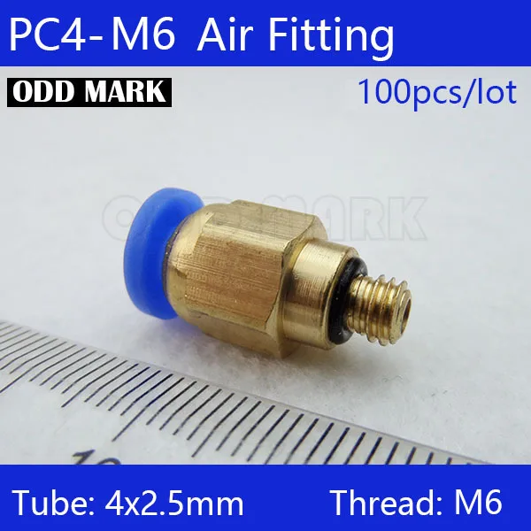 Free shipping HIGH QUALITY 100pcs PC4-M6, 4mm to M6 Pneumatic Connectors male straight one-touch fittings
Free shipping HIGH QUALITY 100pcs PC4-M6, 4mm to M6 Pneumatic Connectors male straight one-touch fittings