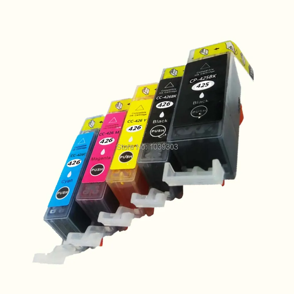 5 PK PGI 425 CLI 426 чернильный картридж совместимый для canon PIXMA IP4840 IP4940 IX6540 MG5140 MG5240 MG5340 MX714