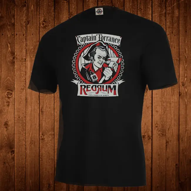 High Quality Casual Printing Tee THE SHINING Parody Captain Torrance REDRUM SHIRT, Horror Stephen King Halloween Man T-Shirt
High Quality Casual Printing Tee THE SHINING Parody Captain Torrance REDRUM SHIRT, Horror Stephen King Halloween Man T-Shirt