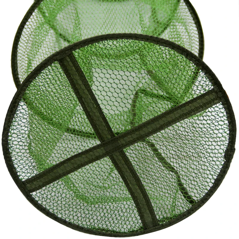 6 Sizes Fish Trap Foldable Fish Cage Fishing Net Small Large Mesh Nets Collapsible Keeping Network Durable RL49-0020-07