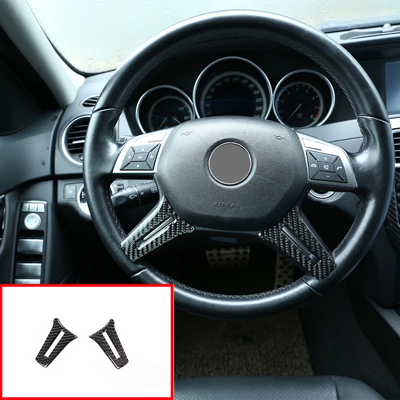 2 Pcs Soft Carbon Fiber For Mercedes Benz C Class W204 2011-2013 Car Accessories Steering Wheel Decoration Sticker
2 Pcs Soft Carbon Fiber For Mercedes Benz C Class W204 2011-2013 Car Accessories Steering Wheel Decoration Sticker