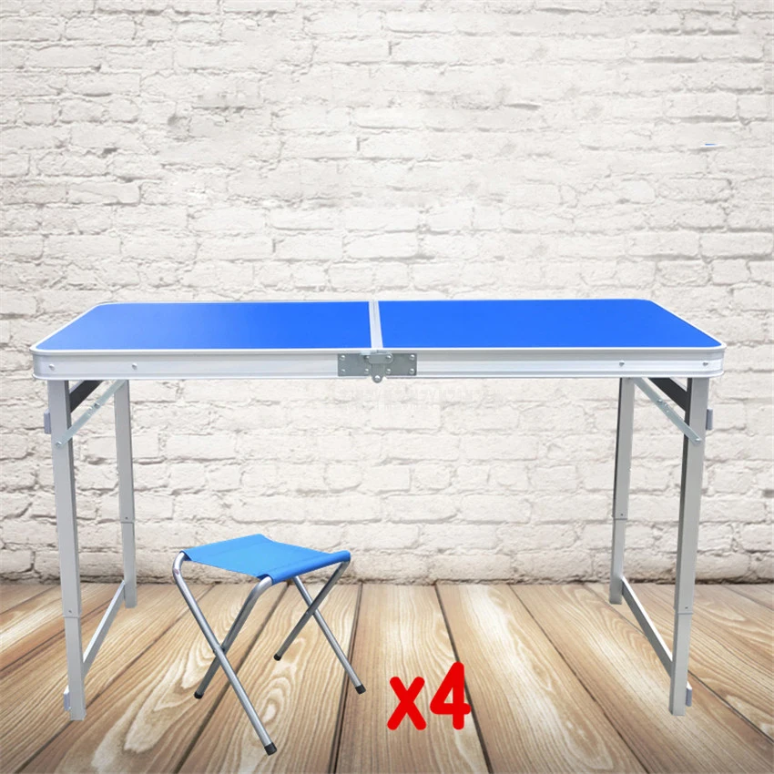 Outdoor Folding Table With 4PCS Stool Camping Aluminium Alloy Picnic Waterproof Ultra-light Durable Foldable Table Desk 120*60CM
Outdoor Folding Table With 4PCS Stool Camping Aluminium Alloy Picnic Waterproof Ultra-light Durable Foldable Table Desk 120*60CM