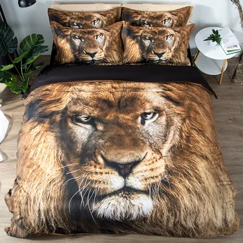Fashion HD print fierce yellow lion/tiger animal Bedding Set Duvet Cover with Pillowcase 3/4pcs twin queen King size Bedclothes
Fashion HD print fierce yellow lion/tiger animal Bedding Set Duvet Cover with Pillowcase 3/4pcs twin queen King size Bedclothes