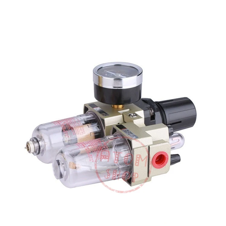 AC2010-02 1/4"PT SMC manual drain type compressing air filter pneumatic gas source processor two joint oil-water separator
AC2010-02 1/4"PT SMC manual drain type compressing air filter pneumatic gas source processor two joint oil-water separator