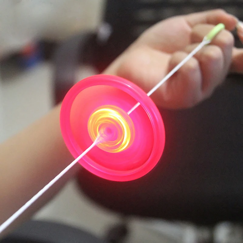 Colorful Plastic Spin LED Light Flying Saucer Kids Outdoor Classic Toy Random Color 6.5cm
Colorful Plastic Spin LED Light Flying Saucer Kids Outdoor Classic Toy Random Color 6.5cm