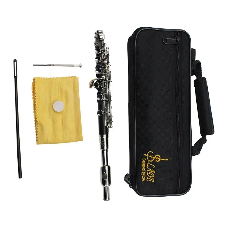 C Key Tone Half-size Flute Piccolo Musical Instrument with Cleaning Stick Padded Case Screwdriver
C Key Tone Half-size Flute Piccolo Musical Instrument with Cleaning Stick Padded Case Screwdriver
