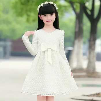 Kids Girls Dress Korean Princess High-end Children's Dress Clothing White Bow Belt Cotton White Flowers Hollow
Kids Girls Dress Korean Princess High-end Children's Dress Clothing White Bow Belt Cotton White Flowers Hollow