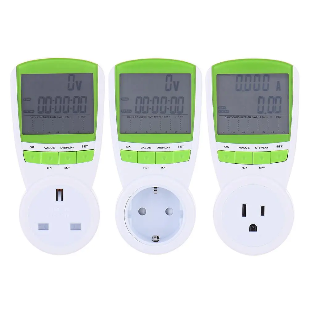 Smart Voltage Electric Current Test TS-838 LCD Energy Meter Power Power Metering Socket Plug For Appliances Power
Smart Voltage Electric Current Test TS-838 LCD Energy Meter Power Power Metering Socket Plug For Appliances Power
