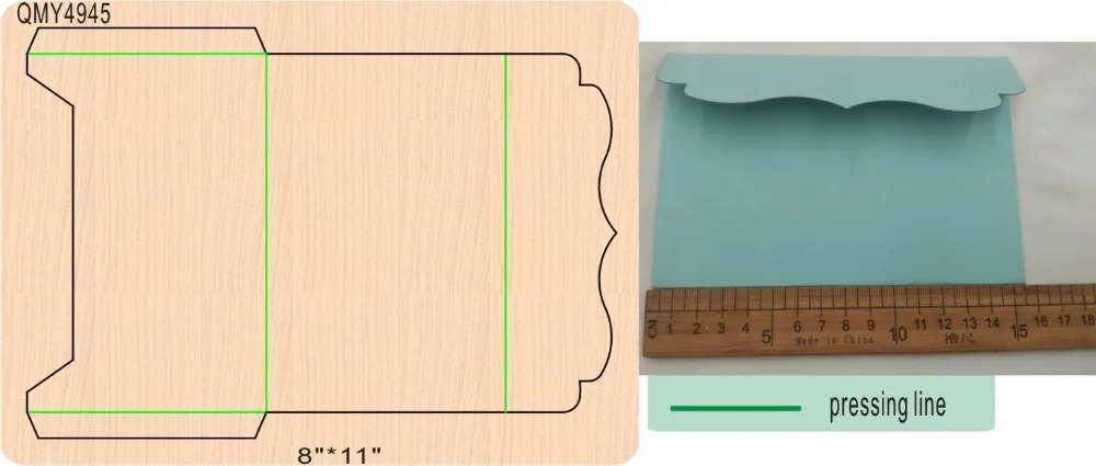 envelope Wood Mould is compatible with most leading machines Mold thickness: 15.8mm
envelope Wood Mould is compatible with most leading machines Mold thickness: 15.8mm