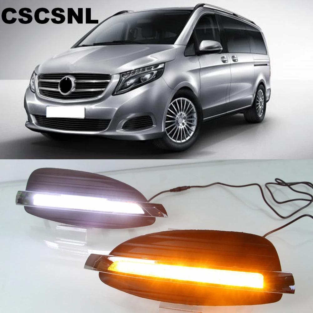 CSCSNL 2PCS LED Daytime Running Light For Mercedes Benz V-Class Vito V250 V260 2016 2017 2018 Car Accessories 12V DRL Fog Lamp
CSCSNL 2PCS LED Daytime Running Light For Mercedes Benz V-Class Vito V250 V260 2016 2017 2018 Car Accessories 12V DRL Fog Lamp