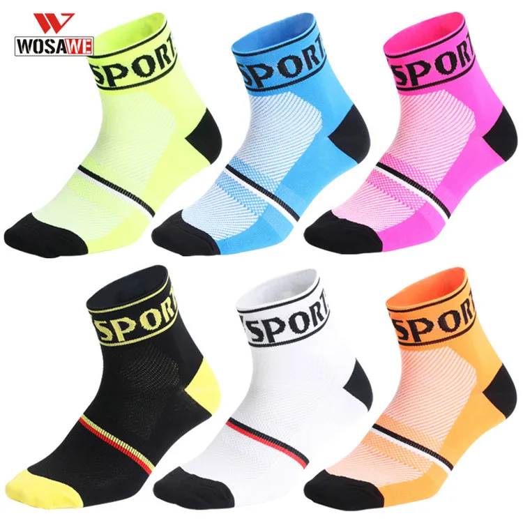 WOSAWE Sports Socks Cycling Socks Basketball Anti-Slip Breathable Compression Socks Running Hiking Socks Racing Bicycle
WOSAWE Sports Socks Cycling Socks Basketball Anti-Slip Breathable Compression Socks Running Hiking Socks Racing Bicycle
