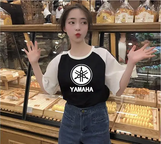 Fashion women's yamaha motorcycle T-shirt cotton short-sleeved printed Harajuku student pattern striped T-shirt
Fashion women's yamaha motorcycle T-shirt cotton short-sleeved printed Harajuku student pattern striped T-shirt