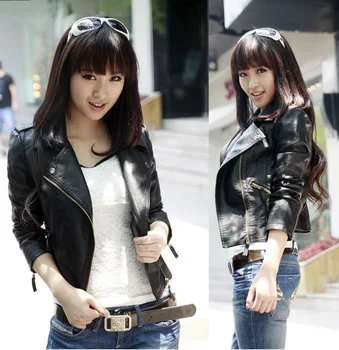 casacas para mujer Thin Spring Leather Jacket 2018 Women Autumn Slim Short Jacket Ladies Fall Tops Mujer PU Coat S -3XL veste
casacas para mujer Thin Spring Leather Jacket 2018 Women Autumn Slim Short Jacket Ladies Fall Tops Mujer PU Coat S -3XL veste